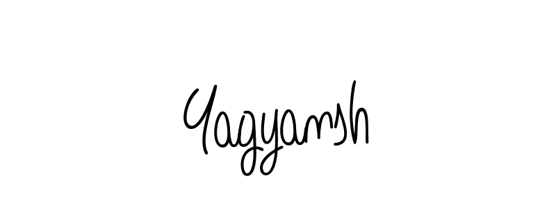 The best way (Angelique-Rose-font-FFP) to make a short signature is to pick only two or three words in your name. The name Yagyansh include a total of six letters. For converting this name. Yagyansh signature style 5 images and pictures png