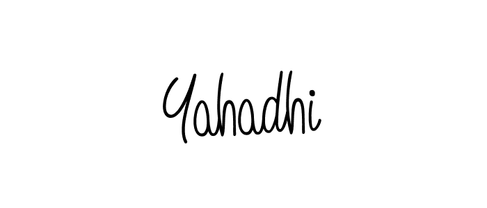 if you are searching for the best signature style for your name Yahadhi. so please give up your signature search. here we have designed multiple signature styles  using Angelique-Rose-font-FFP. Yahadhi signature style 5 images and pictures png