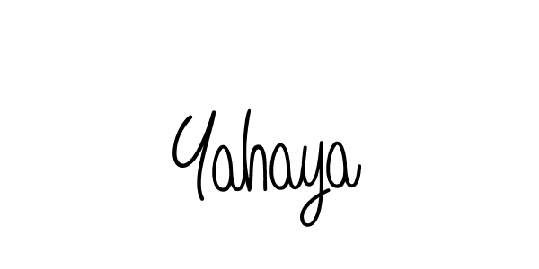 Create a beautiful signature design for name Yahaya. With this signature (Angelique-Rose-font-FFP) fonts, you can make a handwritten signature for free. Yahaya signature style 5 images and pictures png