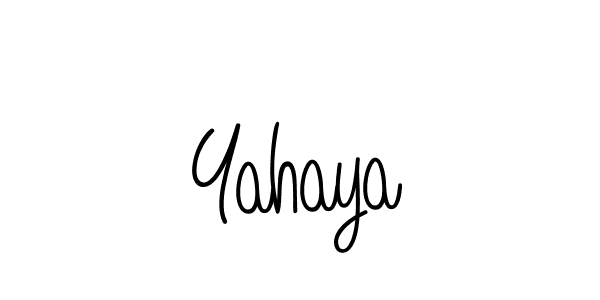 How to Draw Yahaya signature style? Angelique-Rose-font-FFP is a latest design signature styles for name Yahaya. Yahaya signature style 5 images and pictures png