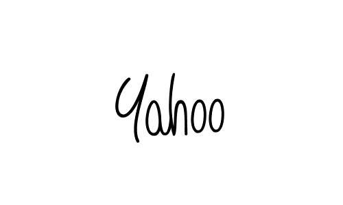 Make a beautiful signature design for name Yahoo. With this signature (Angelique-Rose-font-FFP) style, you can create a handwritten signature for free. Yahoo signature style 5 images and pictures png