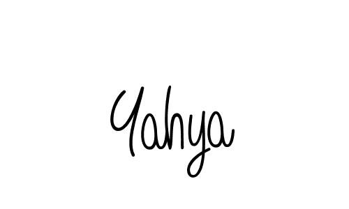 Also we have Yahya name is the best signature style. Create professional handwritten signature collection using Angelique-Rose-font-FFP autograph style. Yahya signature style 5 images and pictures png