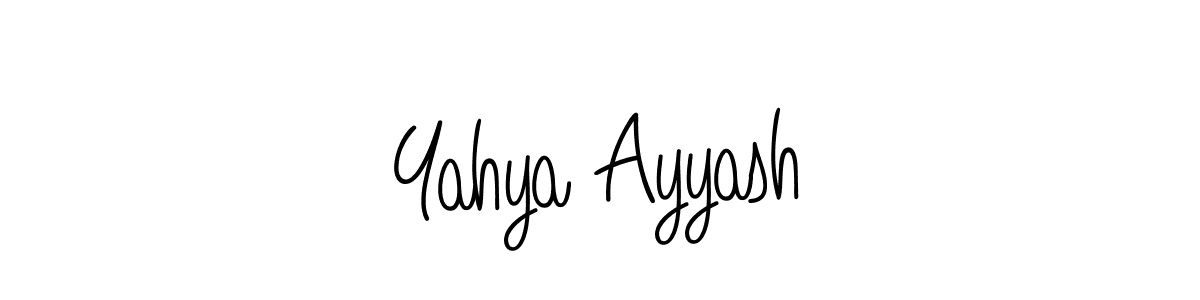 Similarly Angelique-Rose-font-FFP is the best handwritten signature design. Signature creator online .You can use it as an online autograph creator for name Yahya Ayyash. Yahya Ayyash signature style 5 images and pictures png