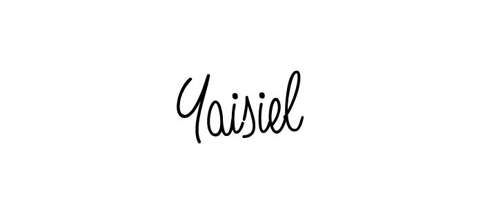 Also we have Yaisiel name is the best signature style. Create professional handwritten signature collection using Angelique-Rose-font-FFP autograph style. Yaisiel signature style 5 images and pictures png