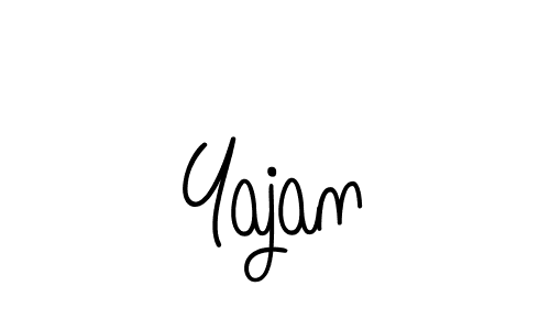 How to Draw Yajan signature style? Angelique-Rose-font-FFP is a latest design signature styles for name Yajan. Yajan signature style 5 images and pictures png