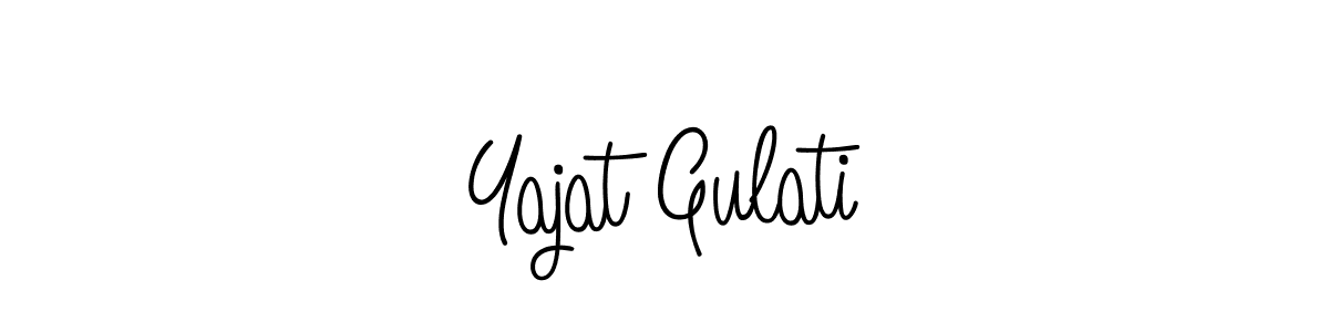 Make a beautiful signature design for name Yajat Gulati. Use this online signature maker to create a handwritten signature for free. Yajat Gulati signature style 5 images and pictures png