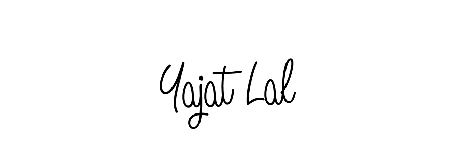 The best way (Angelique-Rose-font-FFP) to make a short signature is to pick only two or three words in your name. The name Yajat Lal include a total of six letters. For converting this name. Yajat Lal signature style 5 images and pictures png