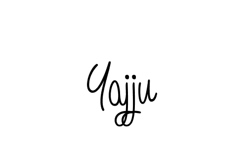 Yajju stylish signature style. Best Handwritten Sign (Angelique-Rose-font-FFP) for my name. Handwritten Signature Collection Ideas for my name Yajju. Yajju signature style 5 images and pictures png