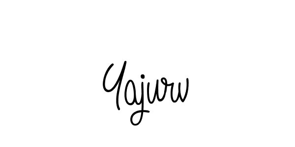 Make a beautiful signature design for name Yajurv. With this signature (Angelique-Rose-font-FFP) style, you can create a handwritten signature for free. Yajurv signature style 5 images and pictures png