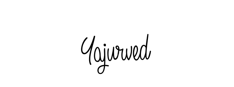 How to make Yajurved name signature. Use Angelique-Rose-font-FFP style for creating short signs online. This is the latest handwritten sign. Yajurved signature style 5 images and pictures png