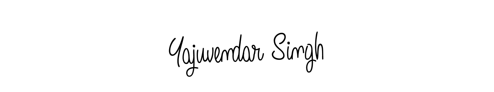 How to make Yajuvendar Singh name signature. Use Angelique-Rose-font-FFP style for creating short signs online. This is the latest handwritten sign. Yajuvendar Singh signature style 5 images and pictures png