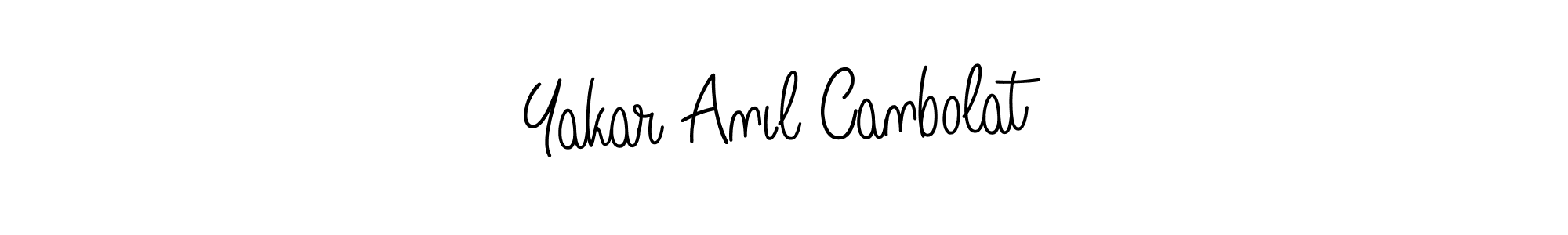 Create a beautiful signature design for name Yakar Anıl Canbolat. With this signature (Angelique-Rose-font-FFP) fonts, you can make a handwritten signature for free. Yakar Anıl Canbolat signature style 5 images and pictures png