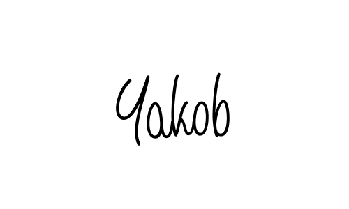 Also we have Yakob name is the best signature style. Create professional handwritten signature collection using Angelique-Rose-font-FFP autograph style. Yakob signature style 5 images and pictures png