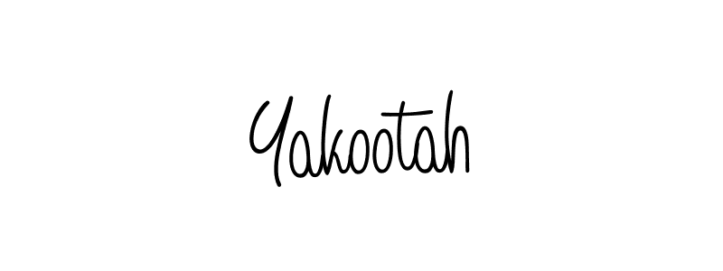 How to make Yakootah name signature. Use Angelique-Rose-font-FFP style for creating short signs online. This is the latest handwritten sign. Yakootah signature style 5 images and pictures png