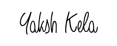 Make a beautiful signature design for name Yaksh Kela. Use this online signature maker to create a handwritten signature for free. Yaksh Kela signature style 5 images and pictures png