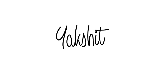 Yakshit stylish signature style. Best Handwritten Sign (Angelique-Rose-font-FFP) for my name. Handwritten Signature Collection Ideas for my name Yakshit. Yakshit signature style 5 images and pictures png