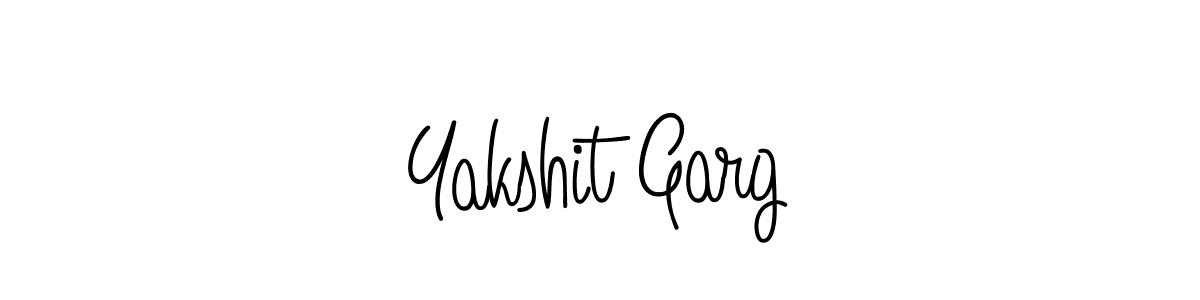 Yakshit Garg stylish signature style. Best Handwritten Sign (Angelique-Rose-font-FFP) for my name. Handwritten Signature Collection Ideas for my name Yakshit Garg. Yakshit Garg signature style 5 images and pictures png