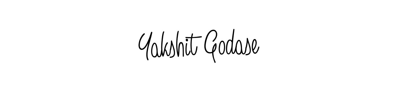 You should practise on your own different ways (Angelique-Rose-font-FFP) to write your name (Yakshit Godase) in signature. don't let someone else do it for you. Yakshit Godase signature style 5 images and pictures png