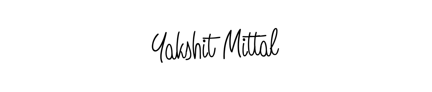 Create a beautiful signature design for name Yakshit Mittal. With this signature (Angelique-Rose-font-FFP) fonts, you can make a handwritten signature for free. Yakshit Mittal signature style 5 images and pictures png