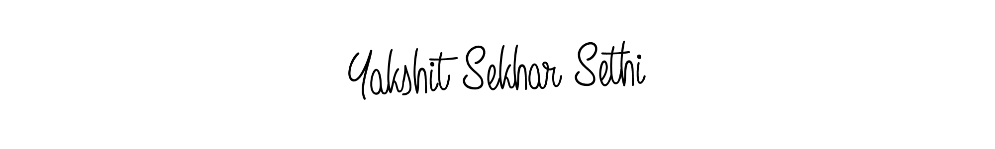 Also we have Yakshit Sekhar Sethi name is the best signature style. Create professional handwritten signature collection using Angelique-Rose-font-FFP autograph style. Yakshit Sekhar Sethi signature style 5 images and pictures png