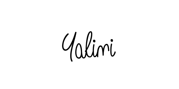 Also we have Yalini name is the best signature style. Create professional handwritten signature collection using Angelique-Rose-font-FFP autograph style. Yalini signature style 5 images and pictures png