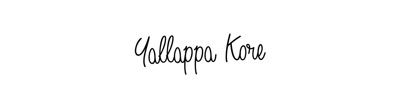 Here are the top 10 professional signature styles for the name Yallappa Kore. These are the best autograph styles you can use for your name. Yallappa Kore signature style 5 images and pictures png