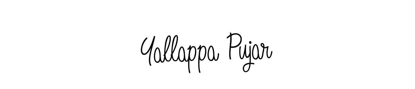 Angelique-Rose-font-FFP is a professional signature style that is perfect for those who want to add a touch of class to their signature. It is also a great choice for those who want to make their signature more unique. Get Yallappa Pujar name to fancy signature for free. Yallappa Pujar signature style 5 images and pictures png