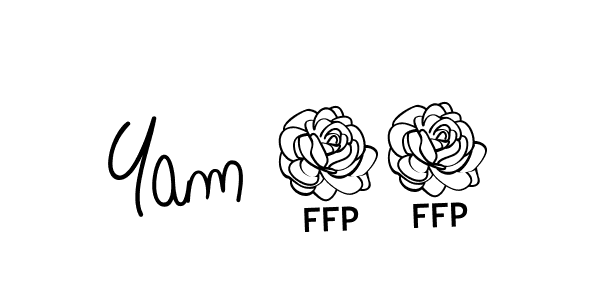 How to make Yam 18 signature? Angelique-Rose-font-FFP is a professional autograph style. Create handwritten signature for Yam 18 name. Yam 18 signature style 5 images and pictures png