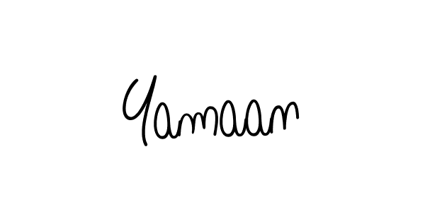 You should practise on your own different ways (Angelique-Rose-font-FFP) to write your name (Yamaan) in signature. don't let someone else do it for you. Yamaan signature style 5 images and pictures png