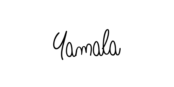 if you are searching for the best signature style for your name Yamala. so please give up your signature search. here we have designed multiple signature styles  using Angelique-Rose-font-FFP. Yamala signature style 5 images and pictures png