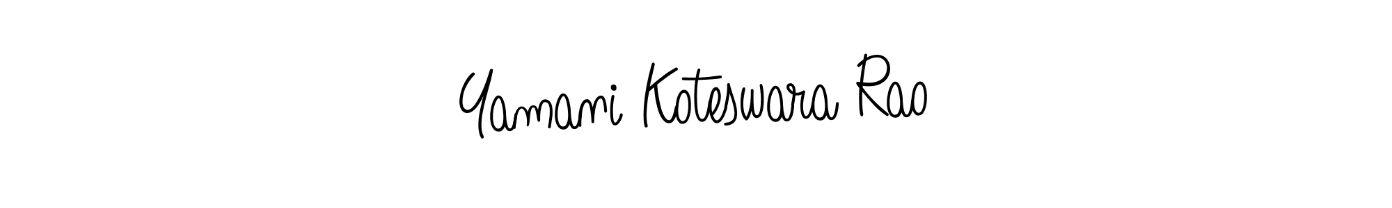 Also You can easily find your signature by using the search form. We will create Yamani Koteswara Rao name handwritten signature images for you free of cost using Angelique-Rose-font-FFP sign style. Yamani Koteswara Rao signature style 5 images and pictures png