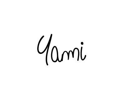 The best way (Angelique-Rose-font-FFP) to make a short signature is to pick only two or three words in your name. The name Yami include a total of six letters. For converting this name. Yami signature style 5 images and pictures png