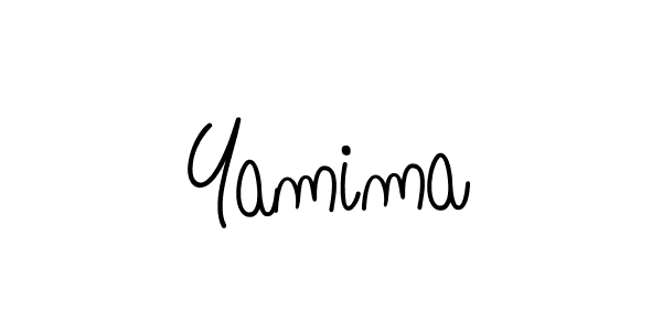 How to make Yamima name signature. Use Angelique-Rose-font-FFP style for creating short signs online. This is the latest handwritten sign. Yamima signature style 5 images and pictures png