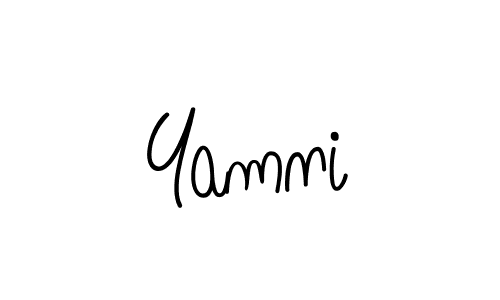 if you are searching for the best signature style for your name Yamni. so please give up your signature search. here we have designed multiple signature styles  using Angelique-Rose-font-FFP. Yamni signature style 5 images and pictures png