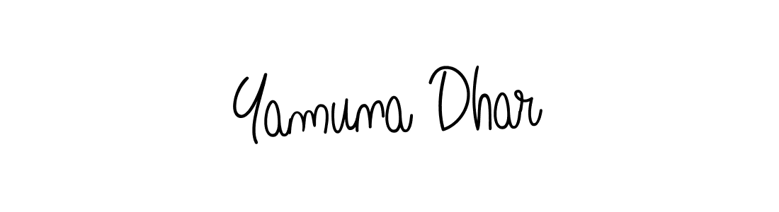 Check out images of Autograph of Yamuna Dhar name. Actor Yamuna Dhar Signature Style. Angelique-Rose-font-FFP is a professional sign style online. Yamuna Dhar signature style 5 images and pictures png