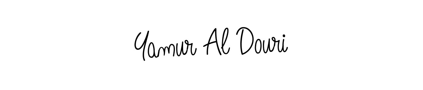 Use a signature maker to create a handwritten signature online. With this signature software, you can design (Angelique-Rose-font-FFP) your own signature for name Yamur Al Douri. Yamur Al Douri signature style 5 images and pictures png