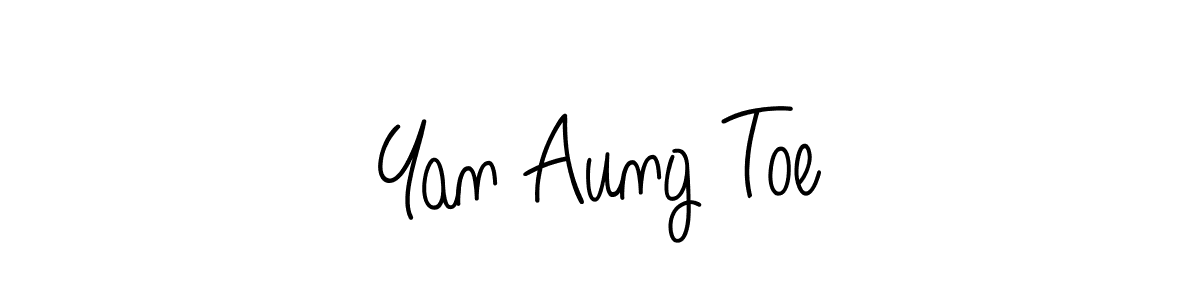 Make a beautiful signature design for name Yan Aung Toe. Use this online signature maker to create a handwritten signature for free. Yan Aung Toe signature style 5 images and pictures png