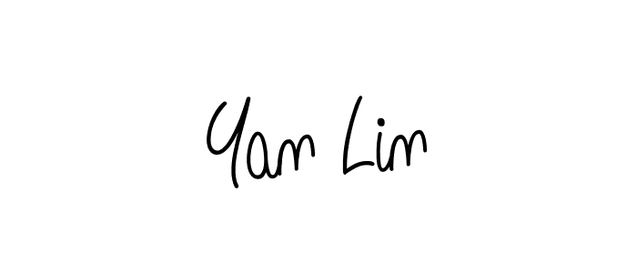 Design your own signature with our free online signature maker. With this signature software, you can create a handwritten (Angelique-Rose-font-FFP) signature for name Yan Lin. Yan Lin signature style 5 images and pictures png