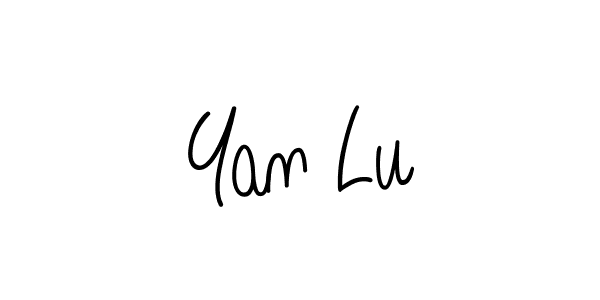 How to Draw Yan Lu signature style? Angelique-Rose-font-FFP is a latest design signature styles for name Yan Lu. Yan Lu signature style 5 images and pictures png