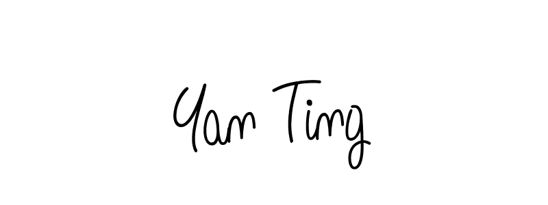 How to make Yan Ting signature? Angelique-Rose-font-FFP is a professional autograph style. Create handwritten signature for Yan Ting name. Yan Ting signature style 5 images and pictures png