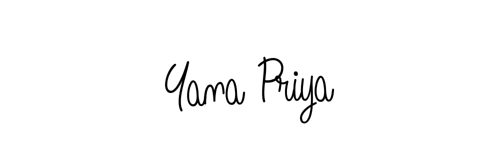 Angelique-Rose-font-FFP is a professional signature style that is perfect for those who want to add a touch of class to their signature. It is also a great choice for those who want to make their signature more unique. Get Yana Priya name to fancy signature for free. Yana Priya signature style 5 images and pictures png
