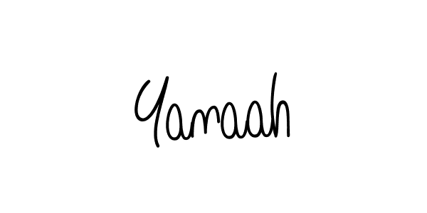 Create a beautiful signature design for name Yanaah. With this signature (Angelique-Rose-font-FFP) fonts, you can make a handwritten signature for free. Yanaah signature style 5 images and pictures png