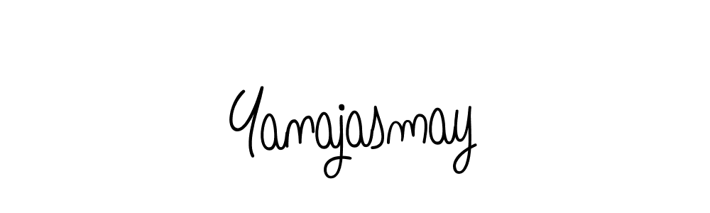 Design your own signature with our free online signature maker. With this signature software, you can create a handwritten (Angelique-Rose-font-FFP) signature for name Yanajasmay. Yanajasmay signature style 5 images and pictures png