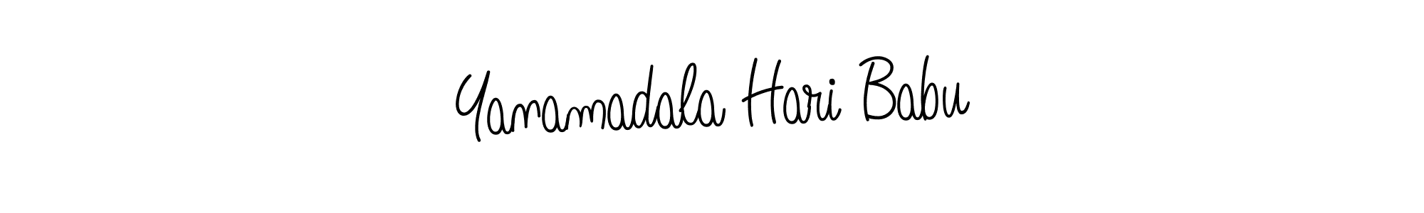 How to make Yanamadala Hari Babu signature? Angelique-Rose-font-FFP is a professional autograph style. Create handwritten signature for Yanamadala Hari Babu name. Yanamadala Hari Babu signature style 5 images and pictures png