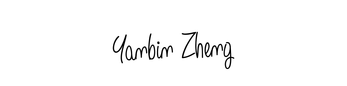 Make a short Yanbin Zheng signature style. Manage your documents anywhere anytime using Angelique-Rose-font-FFP. Create and add eSignatures, submit forms, share and send files easily. Yanbin Zheng signature style 5 images and pictures png
