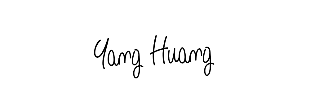 The best way (Angelique-Rose-font-FFP) to make a short signature is to pick only two or three words in your name. The name Yang Huang include a total of six letters. For converting this name. Yang Huang signature style 5 images and pictures png