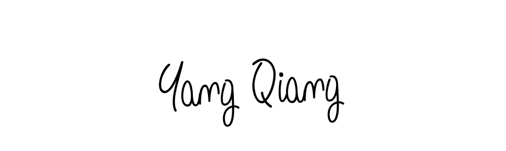 Create a beautiful signature design for name Yang Qiang. With this signature (Angelique-Rose-font-FFP) fonts, you can make a handwritten signature for free. Yang Qiang signature style 5 images and pictures png