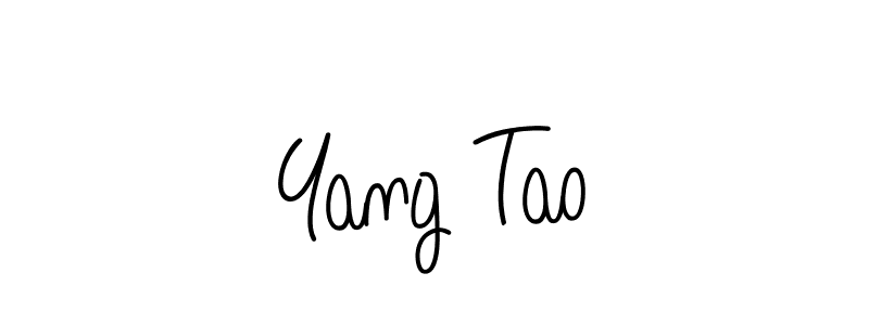 Also You can easily find your signature by using the search form. We will create Yang Tao name handwritten signature images for you free of cost using Angelique-Rose-font-FFP sign style. Yang Tao signature style 5 images and pictures png