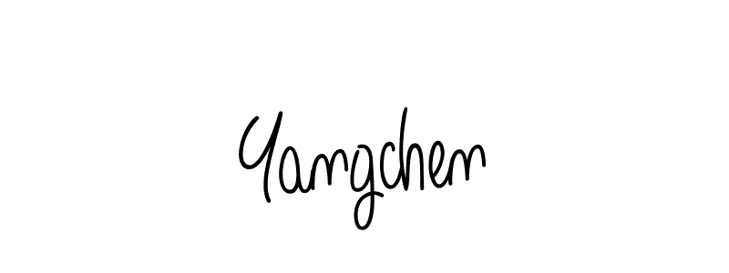 Create a beautiful signature design for name Yangchen. With this signature (Angelique-Rose-font-FFP) fonts, you can make a handwritten signature for free. Yangchen signature style 5 images and pictures png