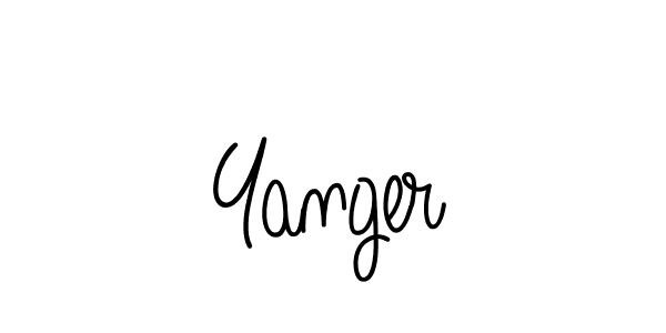 Also we have Yanger name is the best signature style. Create professional handwritten signature collection using Angelique-Rose-font-FFP autograph style. Yanger signature style 5 images and pictures png